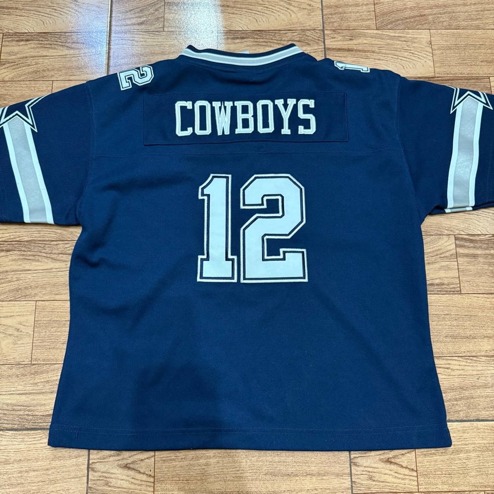 Reebok Cowboys Navy Blue Kids Jersey